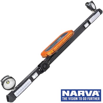 Narva Utility Bar with LED Light Box & ‘Mini Senator’ LED Work Lamps with Handles - 1.2m